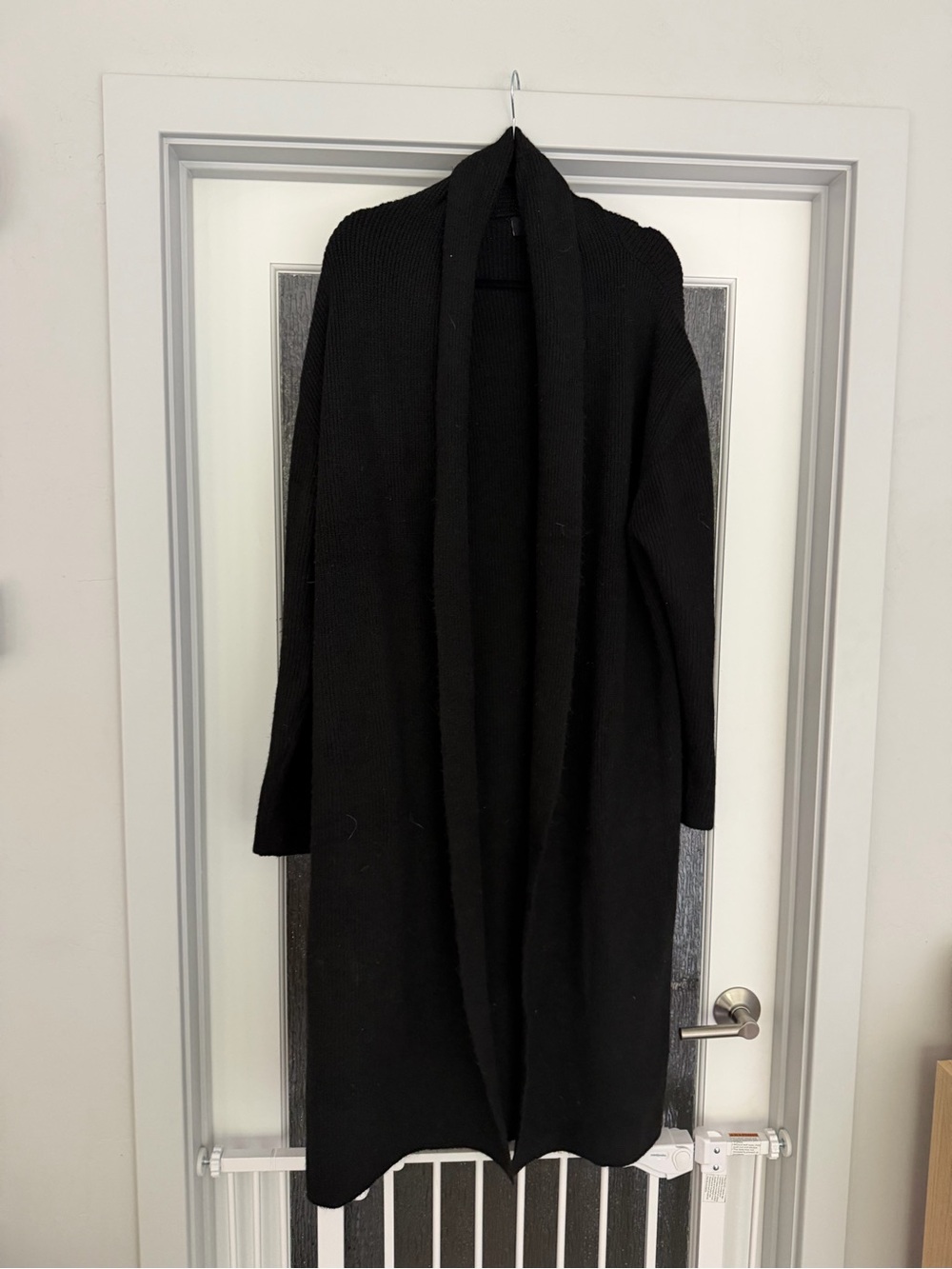 vici open front long duster cardigan
